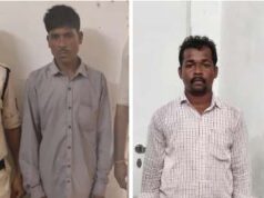 02 आरोपीयों के कब्जे से 14 लीटर देशी महुआ शराब किया गया जप्त ।