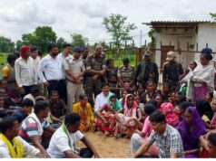 संगमपल्ली में अंग्रेजी शराब दुकान का विरोध, विधायक विक्रम मंडावी ने दिया ग्रामीणों को समर्थन