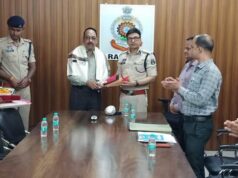 जिला पुलिस रायगढ़ से सहायक उप निरीक्षक राम सजीवन वर्मा हुए सम्मानपूर्वक सेवानिवृत्त