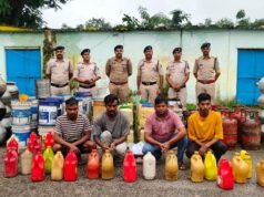 ऑपरेशन आघात के तहत कोतरारोड़ पुलिस की बड़ी कार्रवाई, 395 लीटर महुआ शराब जब्त, 6 आरोपी गिरफ्तार