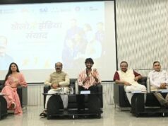 उप मुख्यमंत्री श्री अरुण साव ‘खेलो इंडिया संवाद’ कार्यक्रम में हुए शामिल