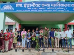 ग्रीन आर्मी ने शासकीय महाविद्यालय परिसर में किया वृक्षारोपण