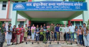 ग्रीन आर्मी ने शासकीय महाविद्यालय परिसर में किया वृक्षारोपण