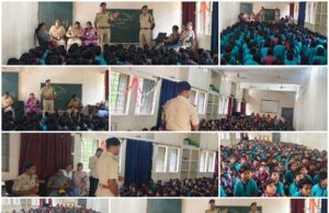 कन्या शाला एवं शासकीय हाईस्कूल सिंगारभाट में कांकेर पुलिस का जागरूकता अभियान।