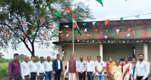 कृषि विकास अधिकारी कार्यालय मस्तूरी में 80वां स्वतंत्रता दिवस समारोह हर्षोल्लास के साथ मनाया गया