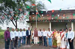 कृषि विकास अधिकारी कार्यालय मस्तूरी में 80वां स्वतंत्रता दिवस समारोह हर्षोल्लास के साथ मनाया गया