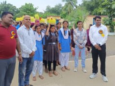 हायर सेकेंडरी स्कूल बूढीखार में गूंजा भोजली गीत स्कूली छात्राओं ने सहेजी छत्तीसगढ़ की संस्कृति
