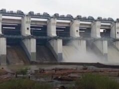 धमतरी में भारी बारिश से उफान पर नदियां