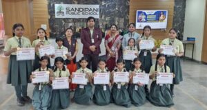 सांदीपनी पब्लिक स्कूल के खिलाड़ियों ने राष्ट्रीय खेल दिवस चैंपियनशिप में रचा इतिहास