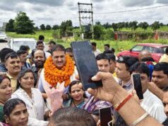सौरभ सिंह के स्वागत में उमड़ा भाजपाइयों का सैलाब, अकलतरा में गूंजे जयकारे