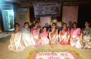 सेवा संकल्प अभियान: जिले के 2700 से अधिक आंगनबाड़ी केंद्र 33 हजार दियों से हुआ जगमग