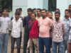 भोर से बदमाशों के घर दबिश, थानों में हाजिरी और थाना परिसर में कराई गई सामूहिक पेशी