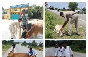 NH-30 पर कांकेर पुलिस का विशेष सेफ्टी अभियान