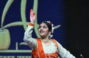 चक्रधर समारोह में नन्हीं नृत्यांगना आशिका सिंघल ने बिखेरा कथक का रंग