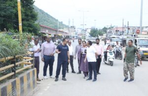 कलेक्टर कुंदन कुमार ने कांकेर शहर का किया पैदल निरीक्षण