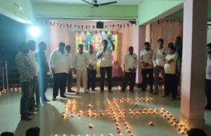 शक्ति केंद्र धोबनी में सेवा संकल्प के तहत दीप प्रज्वलित कर मनाया गया प्रधानमंत्री नरेंद्र मोदी का जन्मदिन