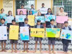 चित्रों में साकार हुआ विद्यार्थियों का ‘मेरे सपनों का भारत