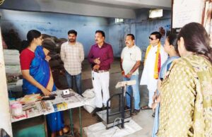 खाद्य सचिव रीना कंगाले ने चारामा की उचित मूल्य दुकानों और लैम्प्स का किया निरीक्षण