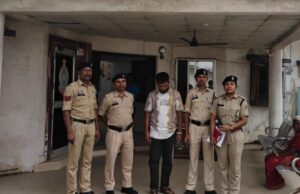 गांजा तस्करी के फरार आरोपी को कांकेर पुलिस ने सुकमा से किया गिरफ्तार।