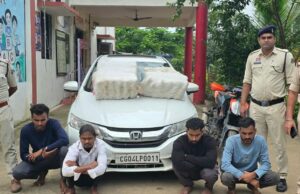 गांजा तस्करी पर पुलिस थाना सरसीवा की बड़ी कार्रवाई