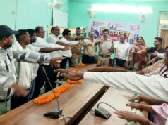 खरसिया में दिव्यांगजनों के लिए आयोजित चिन्हांकन एवं परीक्षण शिविर में 98 का हुआ पंजीयन