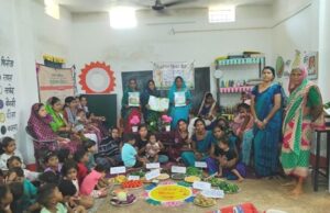सेवा संकल्प अभियान: जिले के विभिन्न आंगनबाड़ी केंद्रों में आंगन मिलन सेवा कार्यक्रम आयोजित