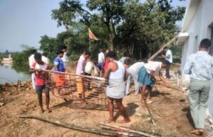 स्वच्छता ही सेवा अभियान: छर्राटांगर में ग्रामीणों ने किया सामूहिक श्रमदान