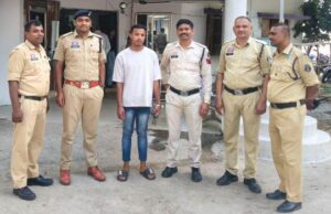शादी का झांसा देकर युवती से दुष्कर्म करने के मामले में आरोपी गिरफ्तार।