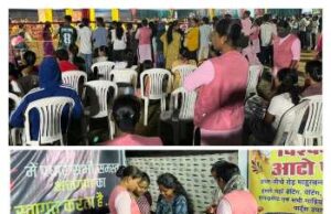 नवरात्रि एवं गरबा आयोजनों में महिला रक्षा टीम की सक्रिय पहल, महिलाओं एवं बालिकाओं को किया जागरूक ।
