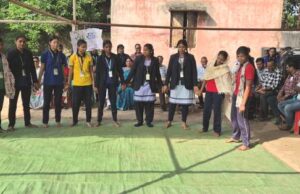 नुक्कड़ नाटक के जरिए विद्यार्थियों ने जगाई सामाजिक जागरूकता