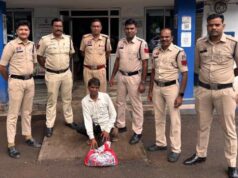 खरसिया पुलिस की गांजा तस्करों पर लगातार दूसरी बड़ी चोट, 1.805 किलो गांजा के साथ आरोपी गिरफ्तार