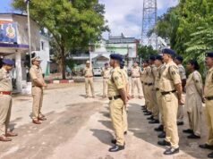 पुलिस अधीक्षक निखिल राखेचा के निर्देशन पर अतिरिक्त पुलिस अधीक्षक योगेश साहू द्वारा थाना कांकेर का किया गया वार्षिक निरीक्षण।