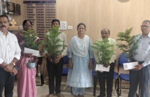 सेवा की कहानी : वर्षों की जिम्मेदारी को सम्मान, पौधे के साथ मिली नई शुरुआत
