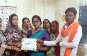 आंगन मिलन में पोषण और स्वास्थ्य पर हुई चर्चा