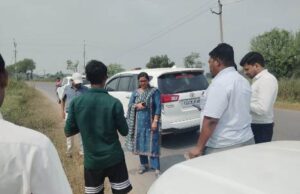 कलेक्टर जयश्री जैन ने चंद्रपुर क्षेत्र पहुँचकर पीवी ऐप सर्वे कार्यो का किया औचक निरीक्षण