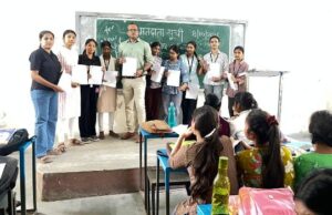 नए मतदाताओं के पंजीयन के लिए महाविद्यालय में विशेष अभियान