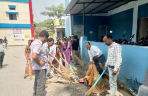 स्वच्छता में ही सेवा अभियान के तहत मस्तूरी स्वास्थ्य केंद्र में बीएमओ अनिल कुमार ने मोर्चा संभाल किए अपील