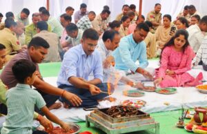 विजयादशमी पर पुलिस लाइन कांकेर में विधि-विधान से संपन्न हुआ शस्त्र पूजन।