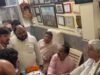 कांग्रेस नेता देवेंद्र कृष्णन एवं साहिल मधुकर के नेतृत्व में टी.एस. बाबा का मस्तूरी में अभूतपूर्व स्वागत